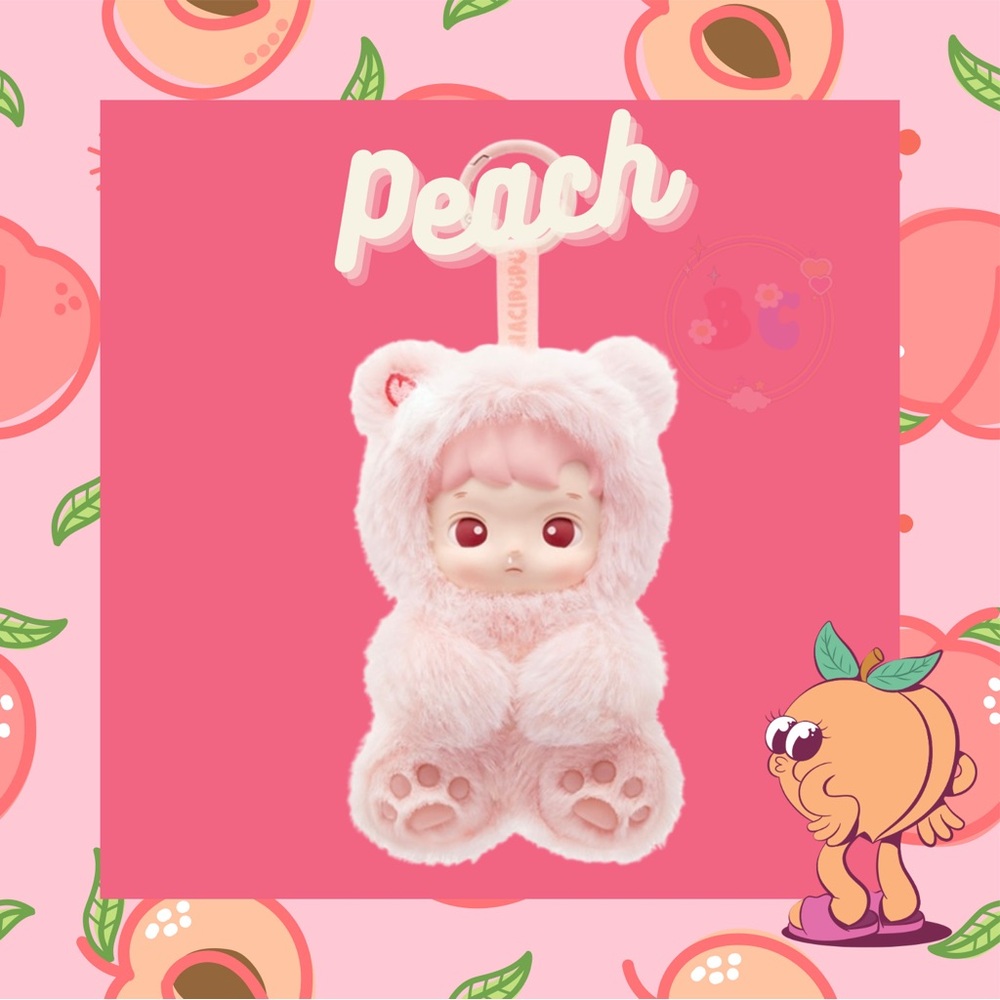 POP MART- HACIPUPU GUMMY BEAR-PEACH